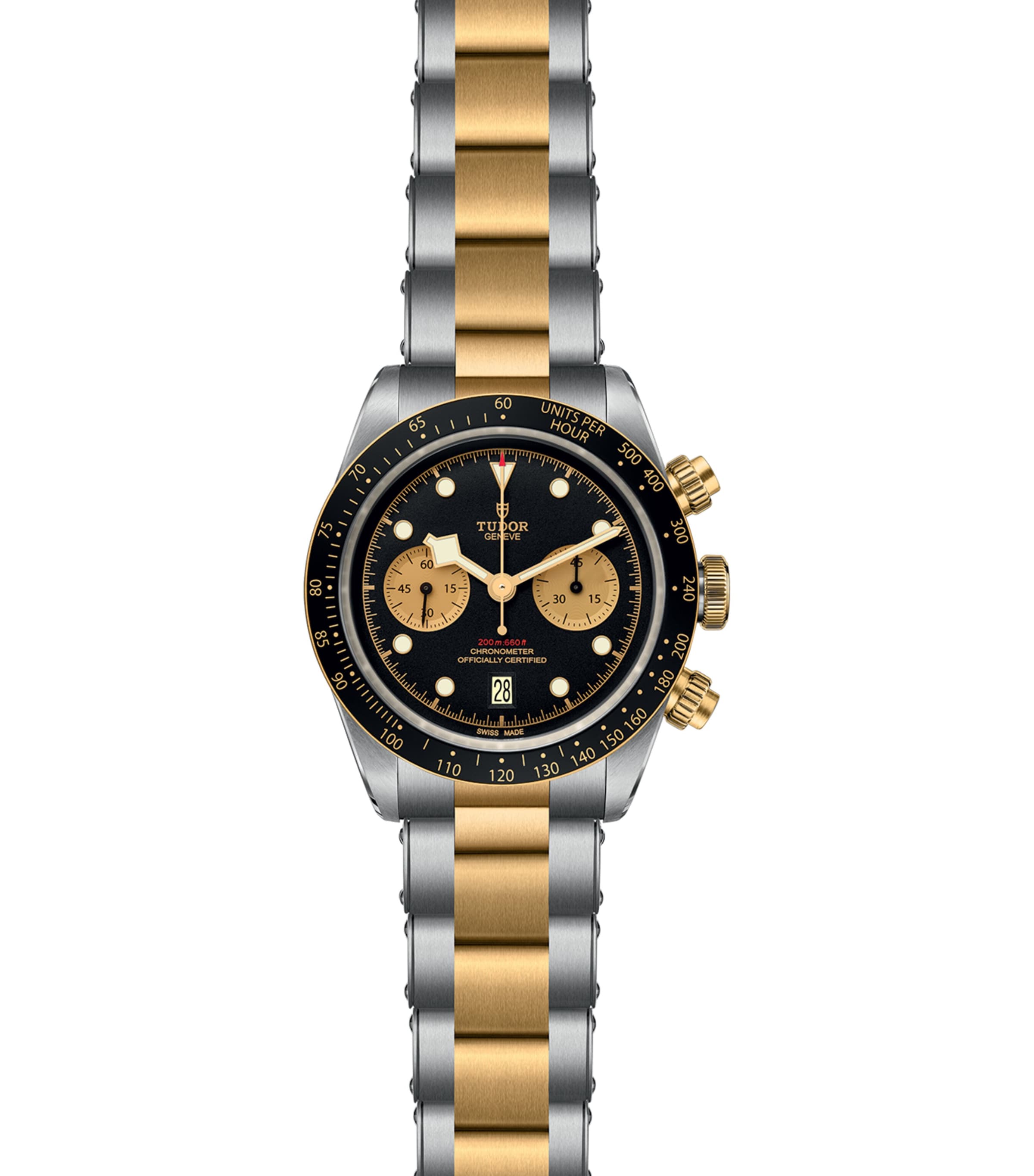 TUDOR Black Bay Chrono Stainless Steel and Yellow Gold Watch 41mm