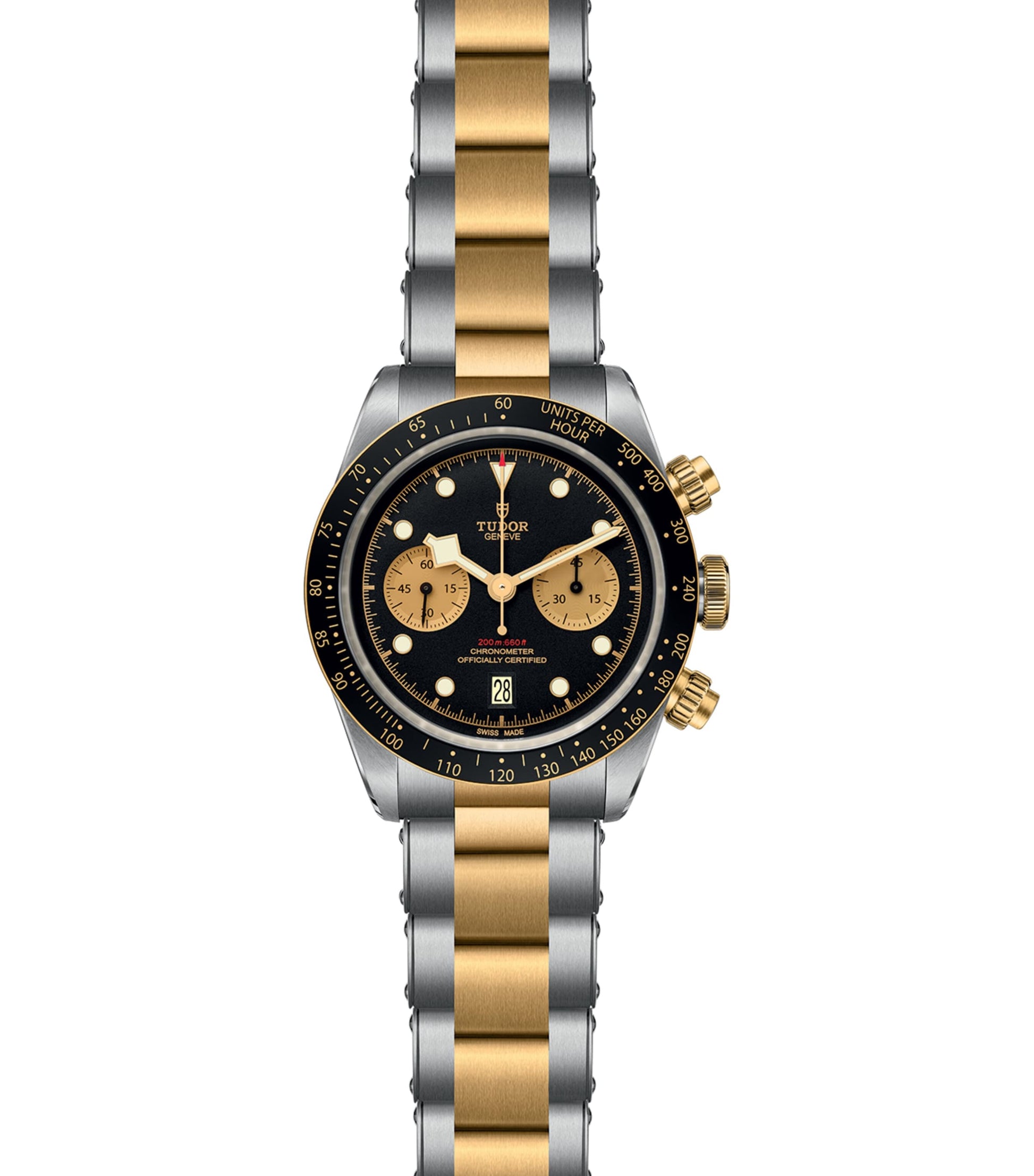 TUDOR Black Bay Chrono Stainless Steel and Yellow Gold Watch 41mm