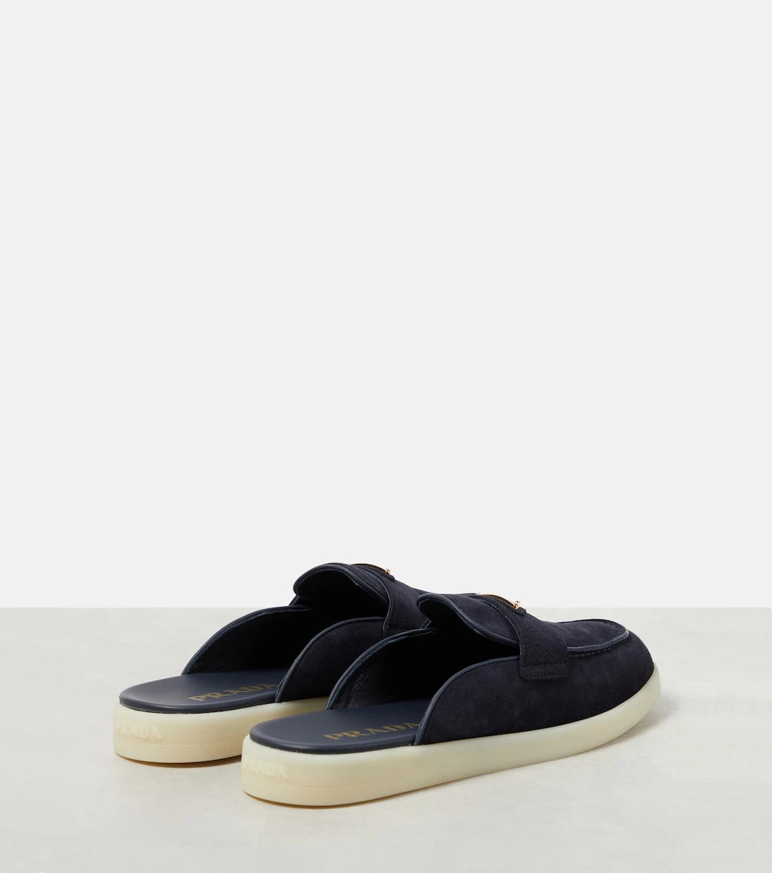 Prada - Saint Tropez suede slippers
