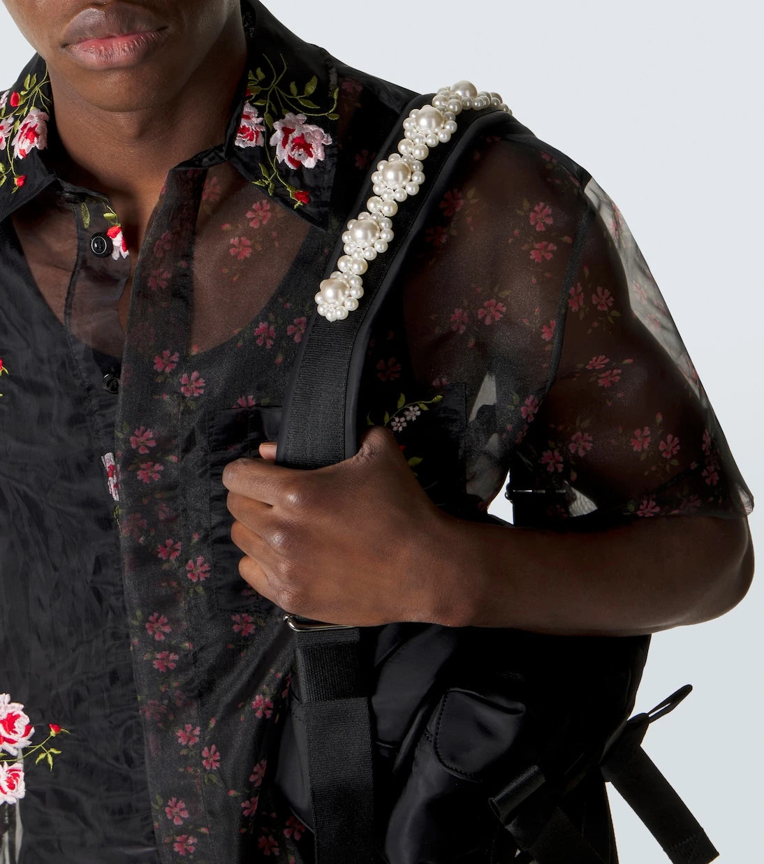 Simone Rocha - Classic Bow embellished shoulder bag