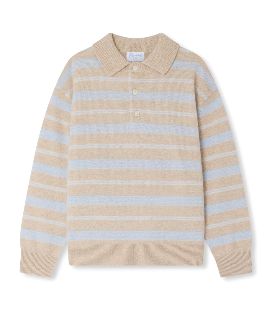 Bonpoint x Guest In Residence Cashmere Louie Polo Sweater (4-8 Years)