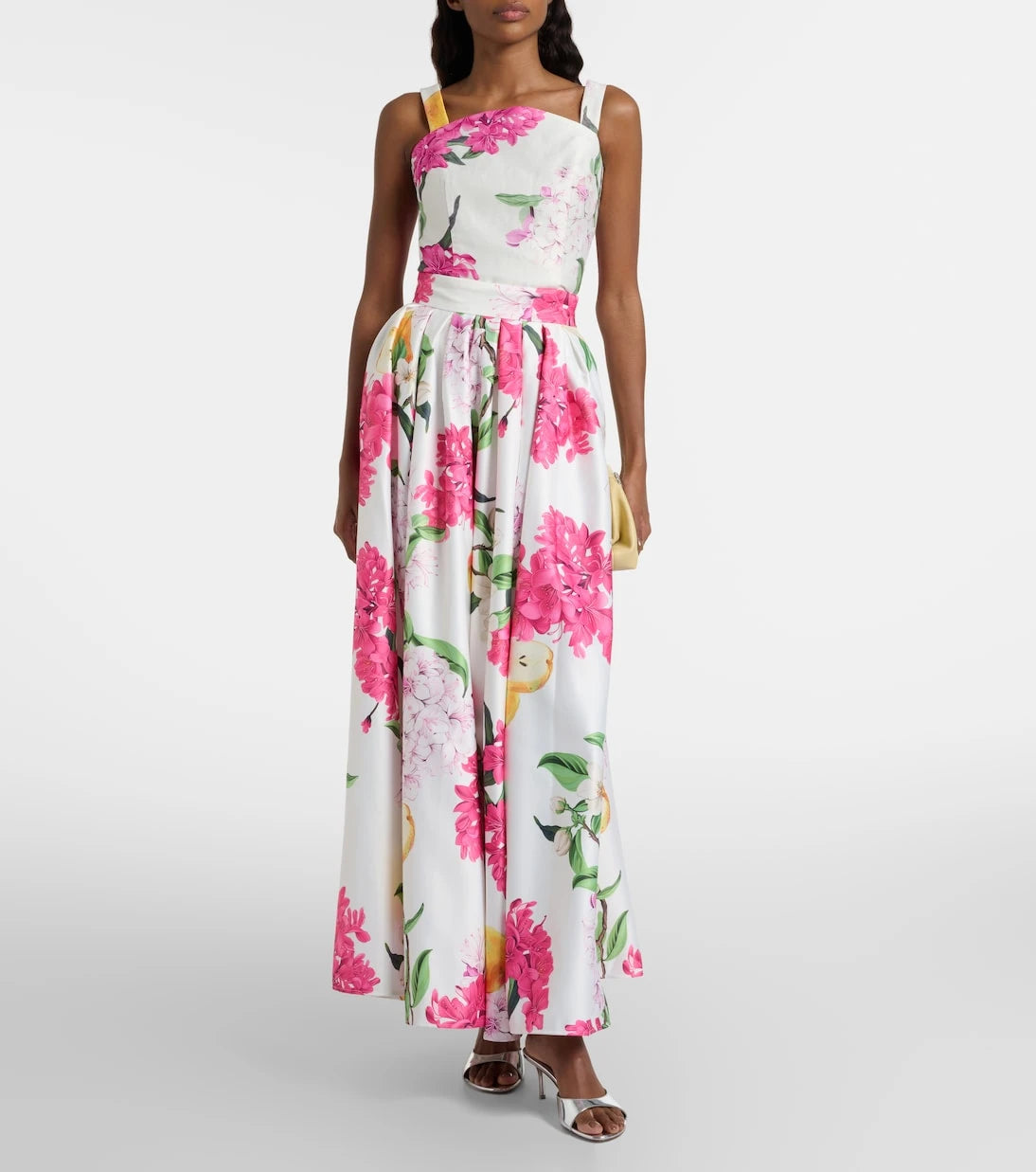 Leo Lin - Isadora printed linem-blend top