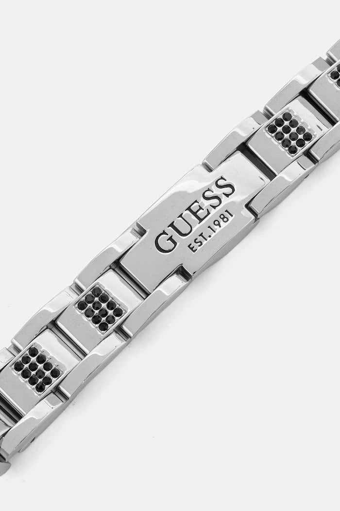 Guess erkek paslanmaz çelik kristalli bileklik