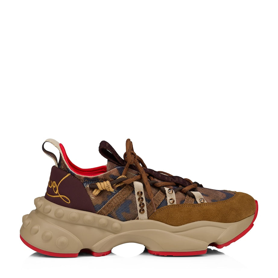 Christian Louboutin Red Trailnrun Sneakers