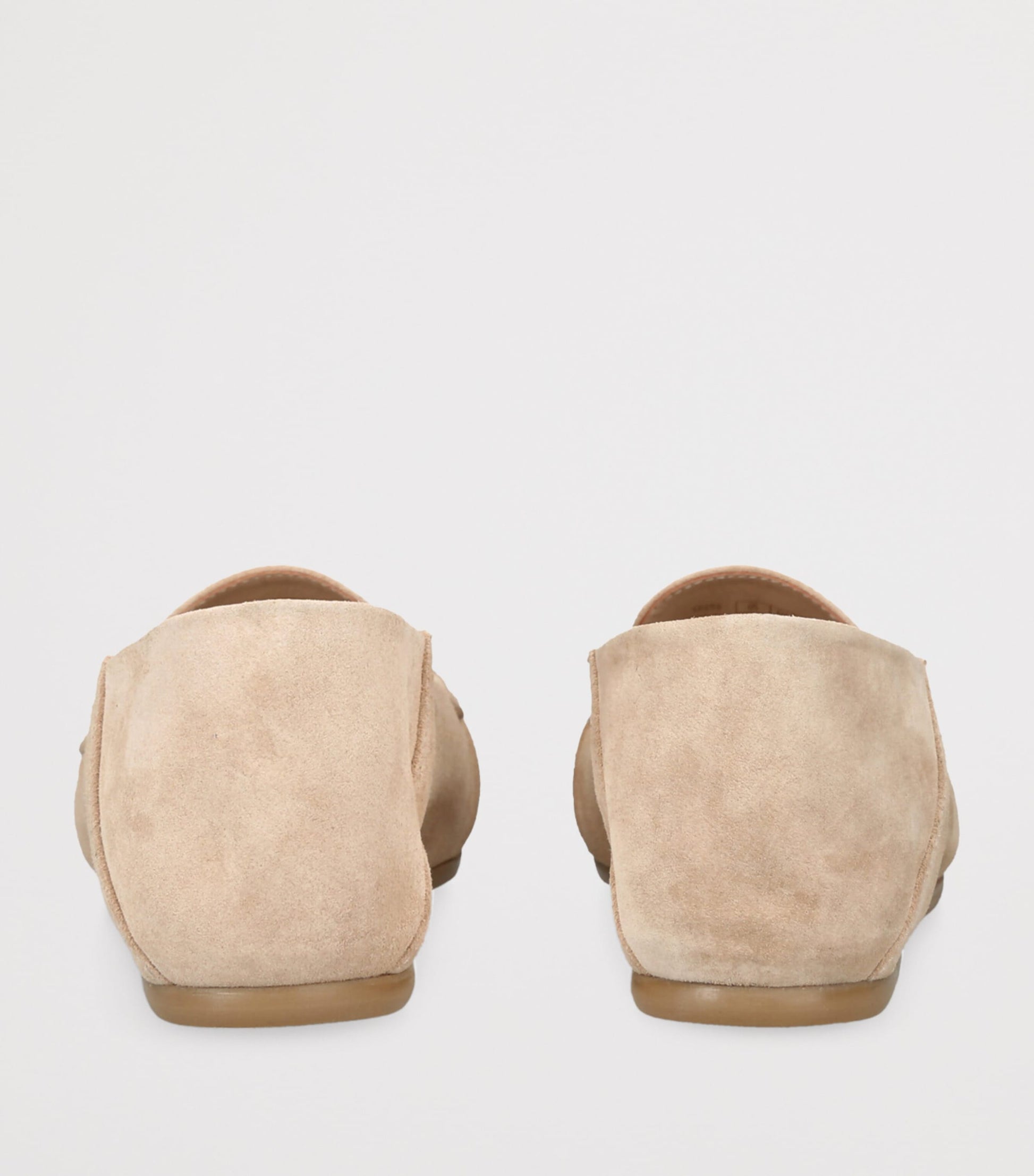 Stuart Weitzman Beige Suede Brooks Loafers