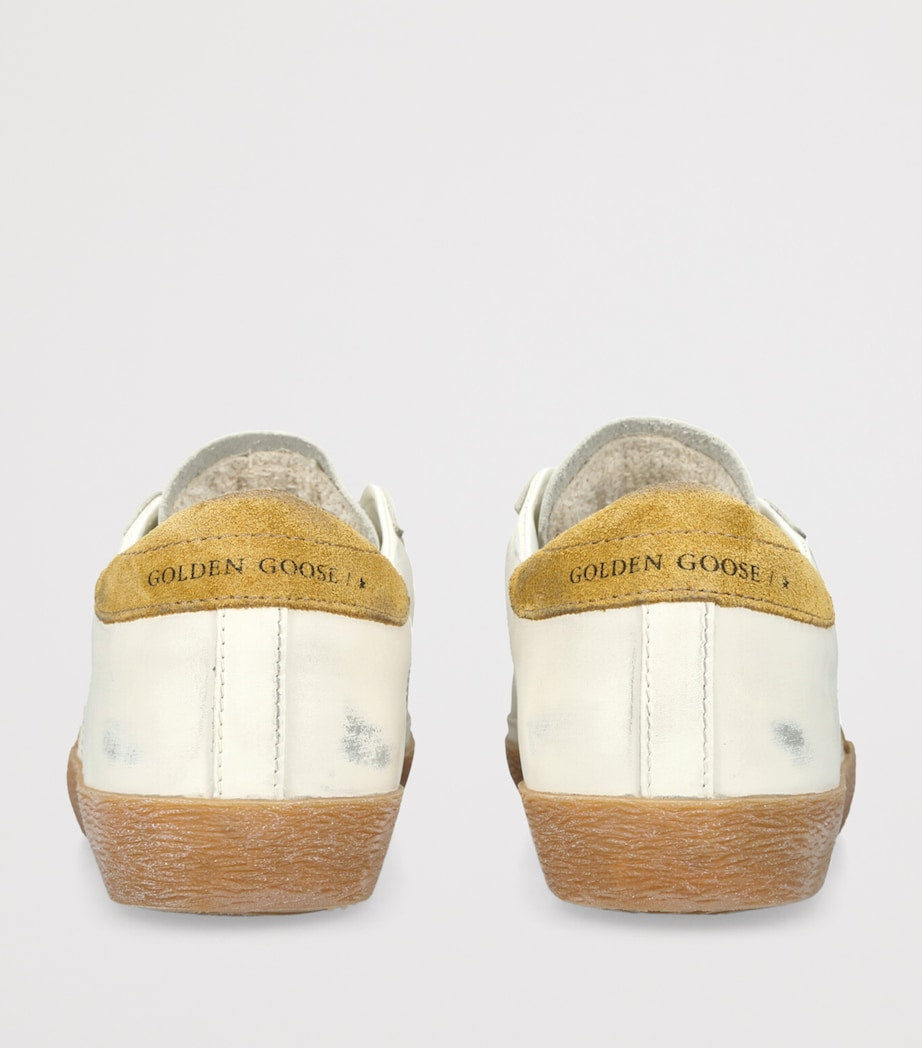 White Leather Super-Star Sneakers