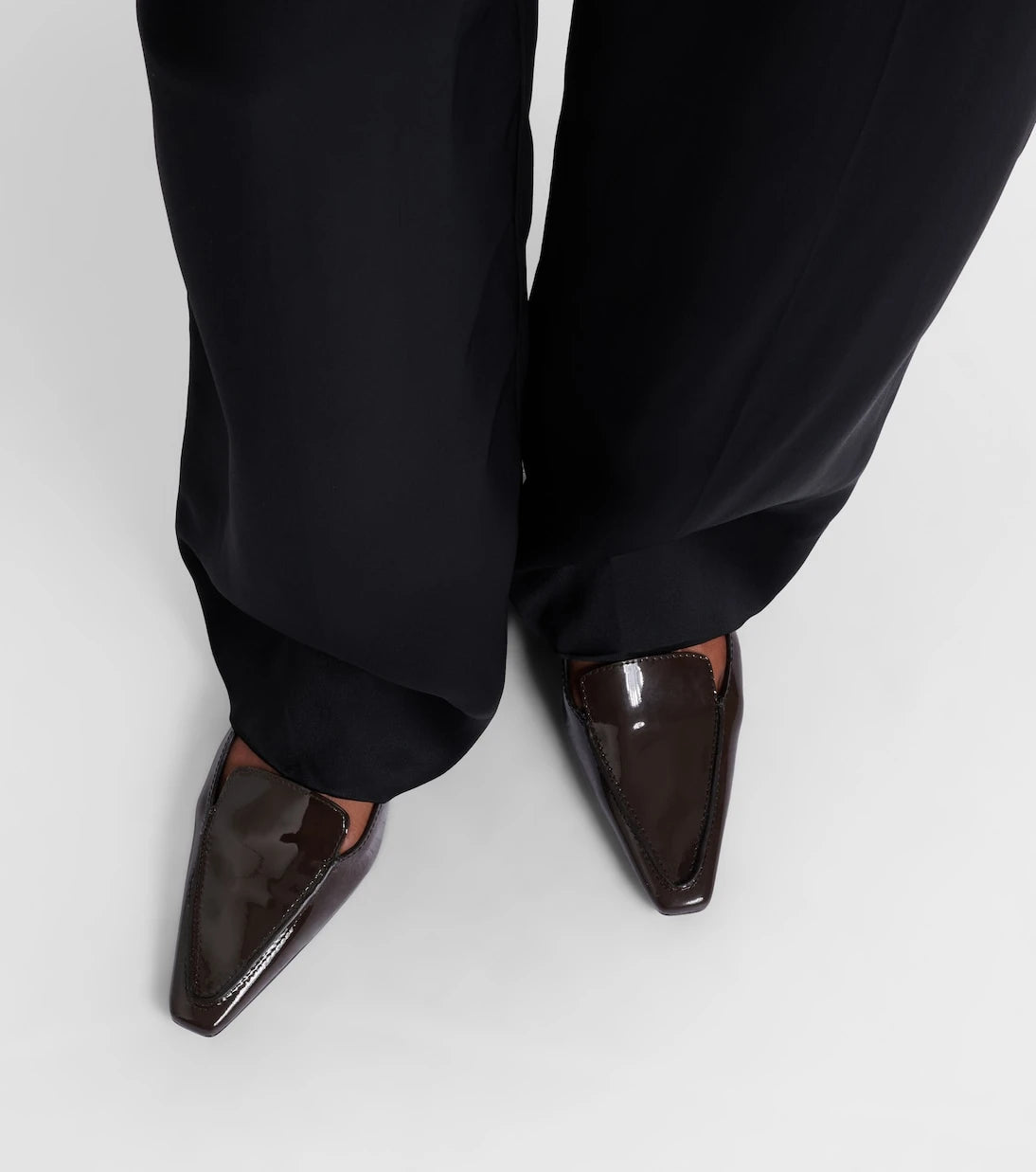 Toteme - Patent leather loafer pumps