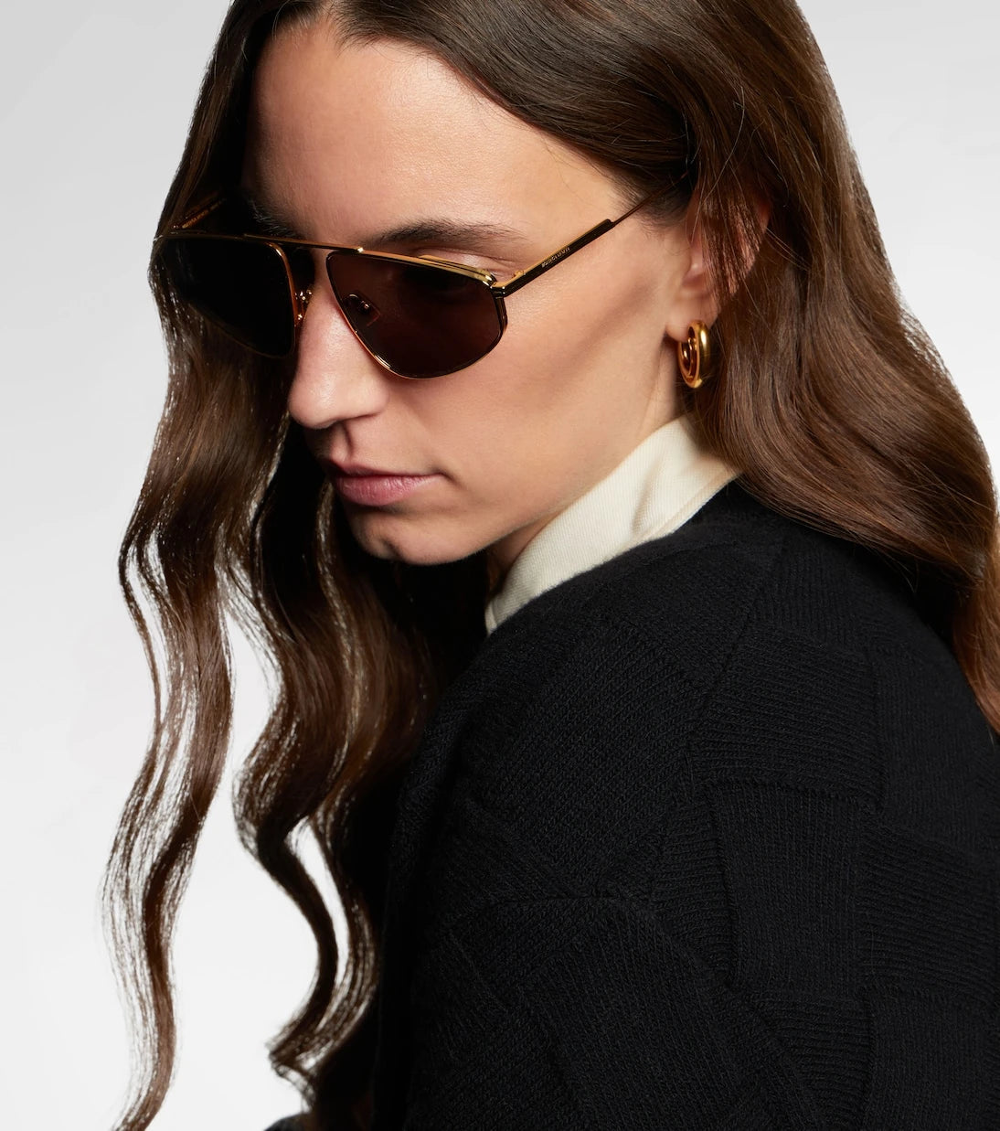 Bottega Veneta - Light Ribbon aviator sunglasses
