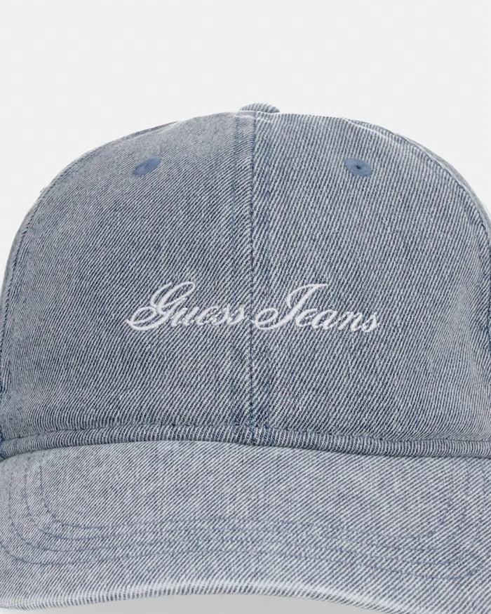 Guess Jeans Бейзболна шапка мъжка от деним