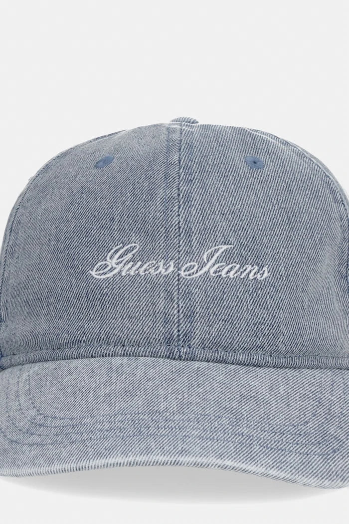 Guess Jeans Erkek Denim Beyzbol Şapkası