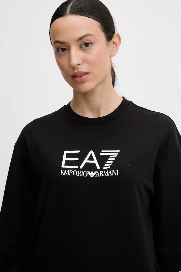 EA7 Emporio Armani pamuk ve elastan kadın eşofman takımı