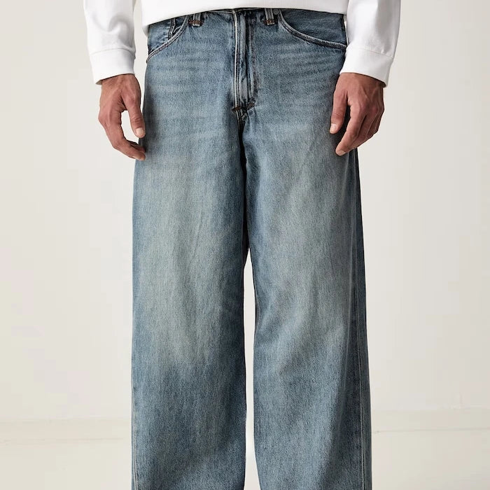 Levi's erkek baggy geniş paça kot pantolon TWISTED BAGGY WIDE LEG