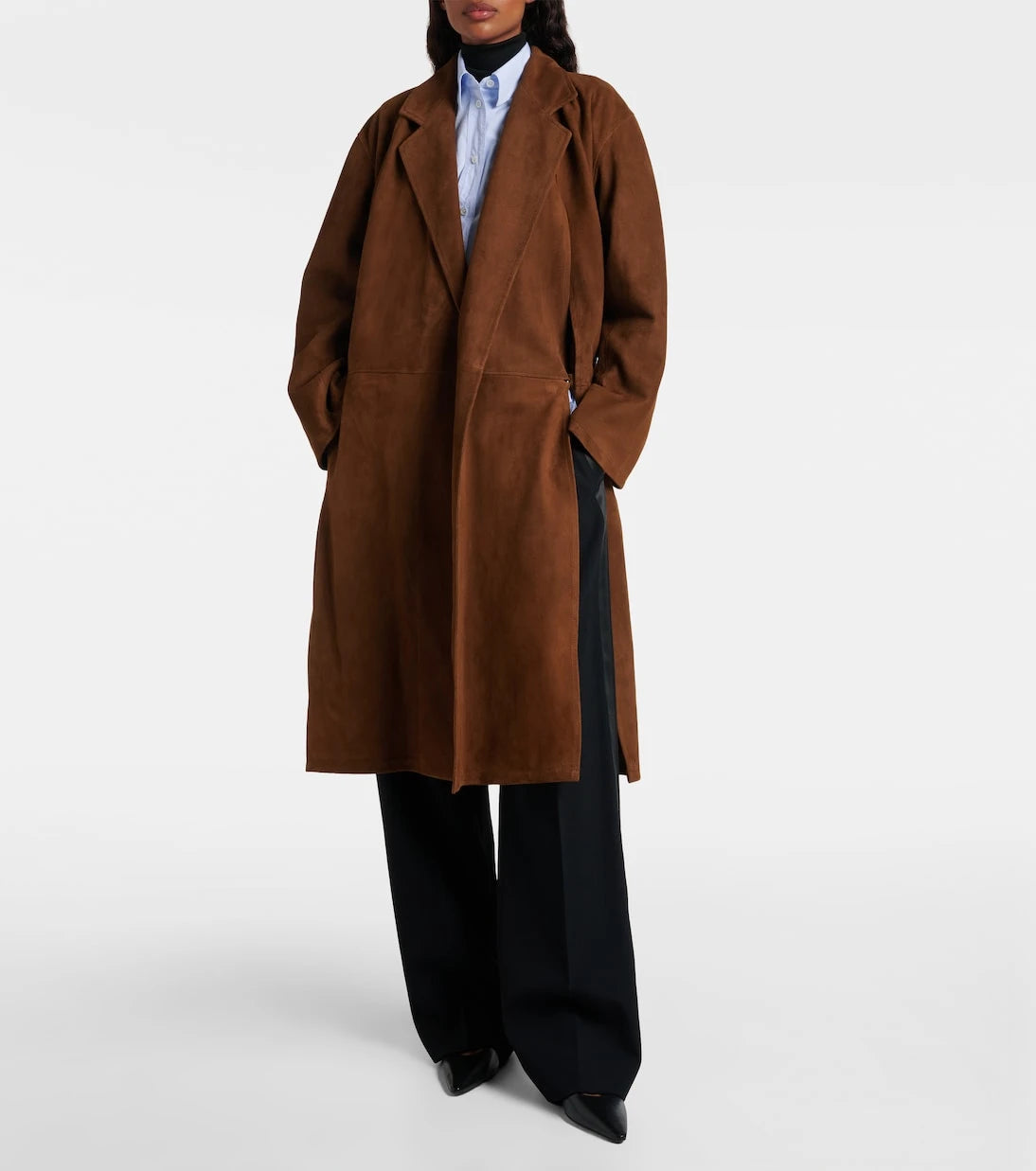 The Row - Serenis suede coat