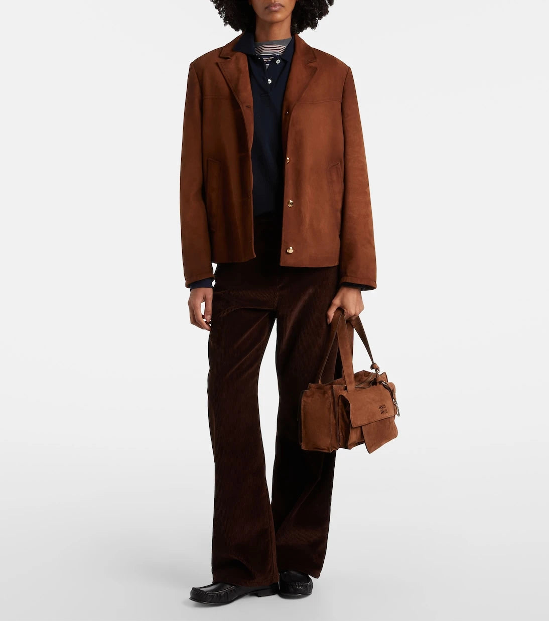 Miu Miu - Utilitaire suede shoulder bag