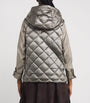 Grey Quilted Canvas Gilet