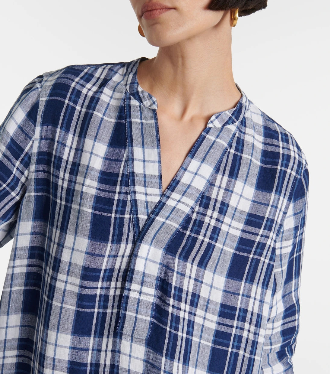 Polo Ralph Lauren - Plaids linen maxi dress
