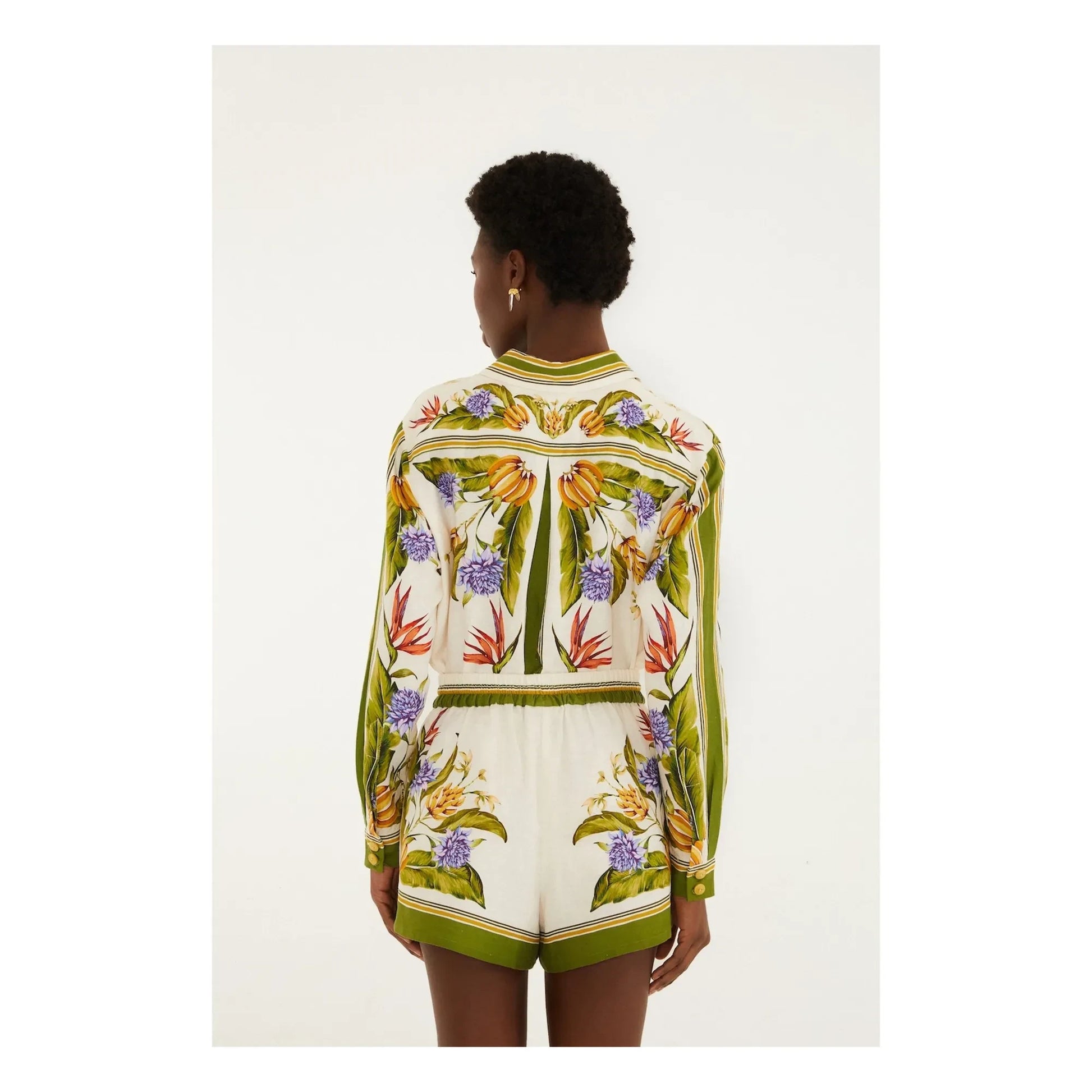 Farm Rio - Tropical shorts  | Sand