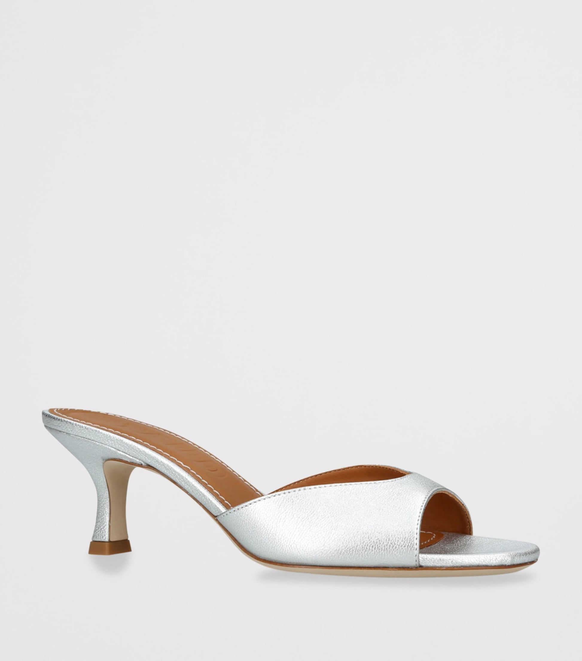 STAUD Leather Brigitte Heeled Mules 60