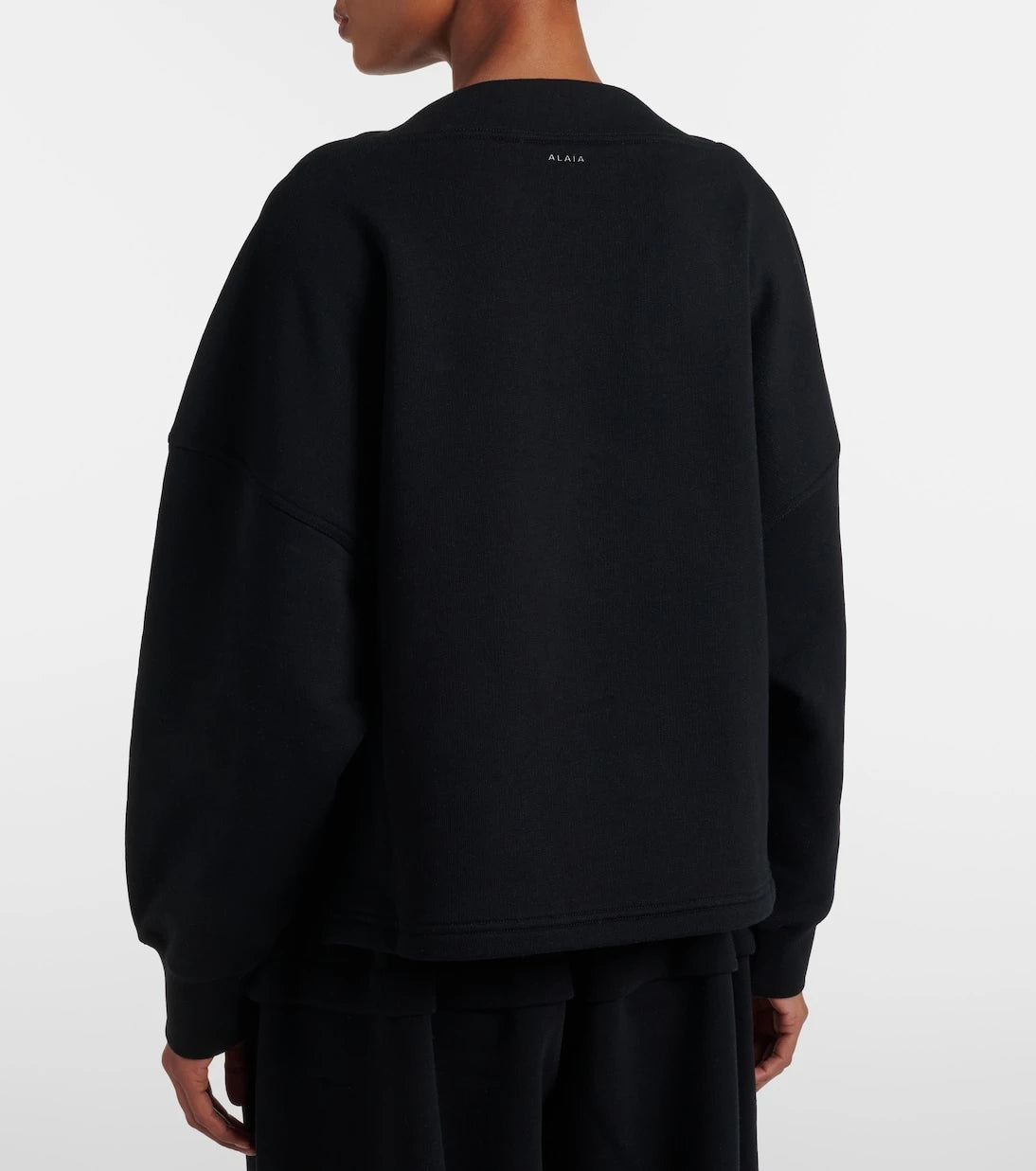 Alaïa - سويت شيرت من القطن جيرسي