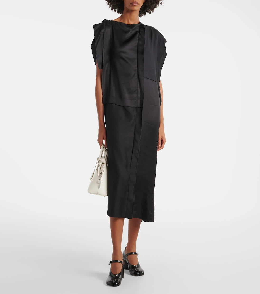 MM6 Maison Margiela - Gathered midi dress