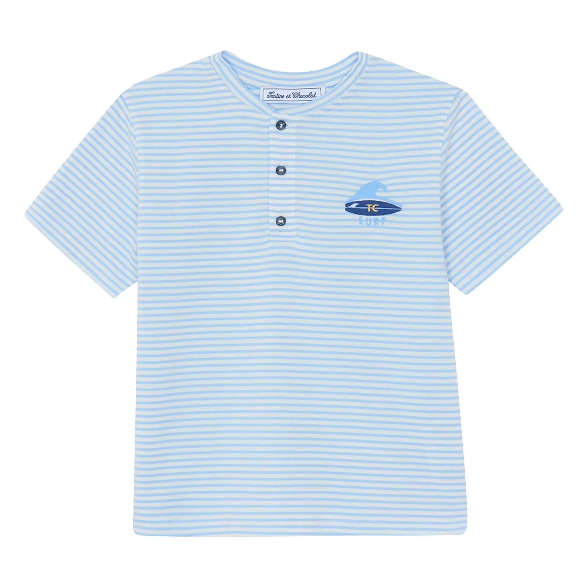Tartine et Chocolat - Surf T-shirt | Light blue