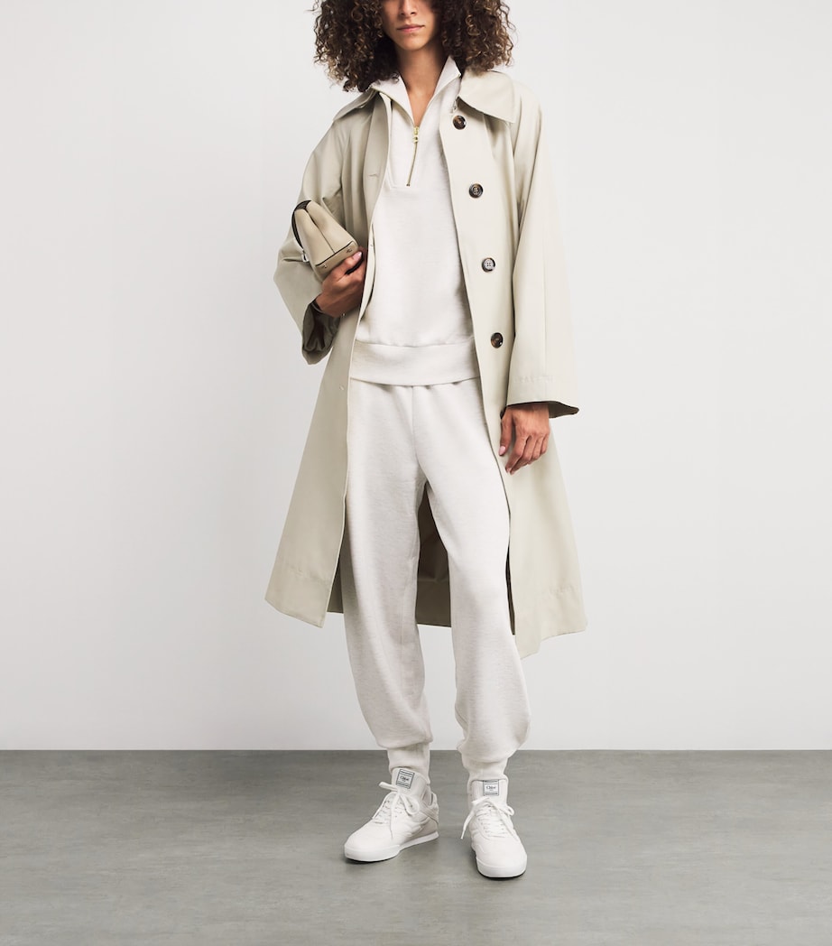 Varley Ivory DoubleSoft Hawley Half-Zip Sweatshirt