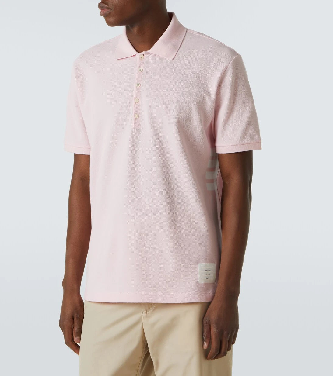 Thom Browne - 4-Bar cotton polo shirt