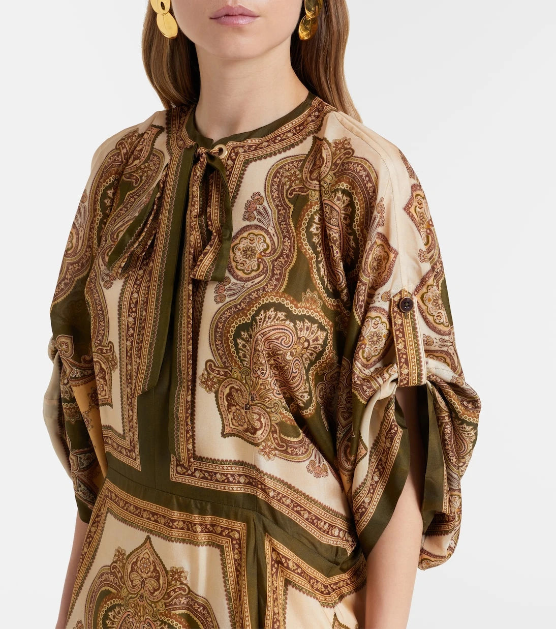 Zimmermann - Mahon paisley silk midi dress