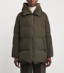 Yves Salomon Green Down-Mink Technical Puffer Jacket (76cm)