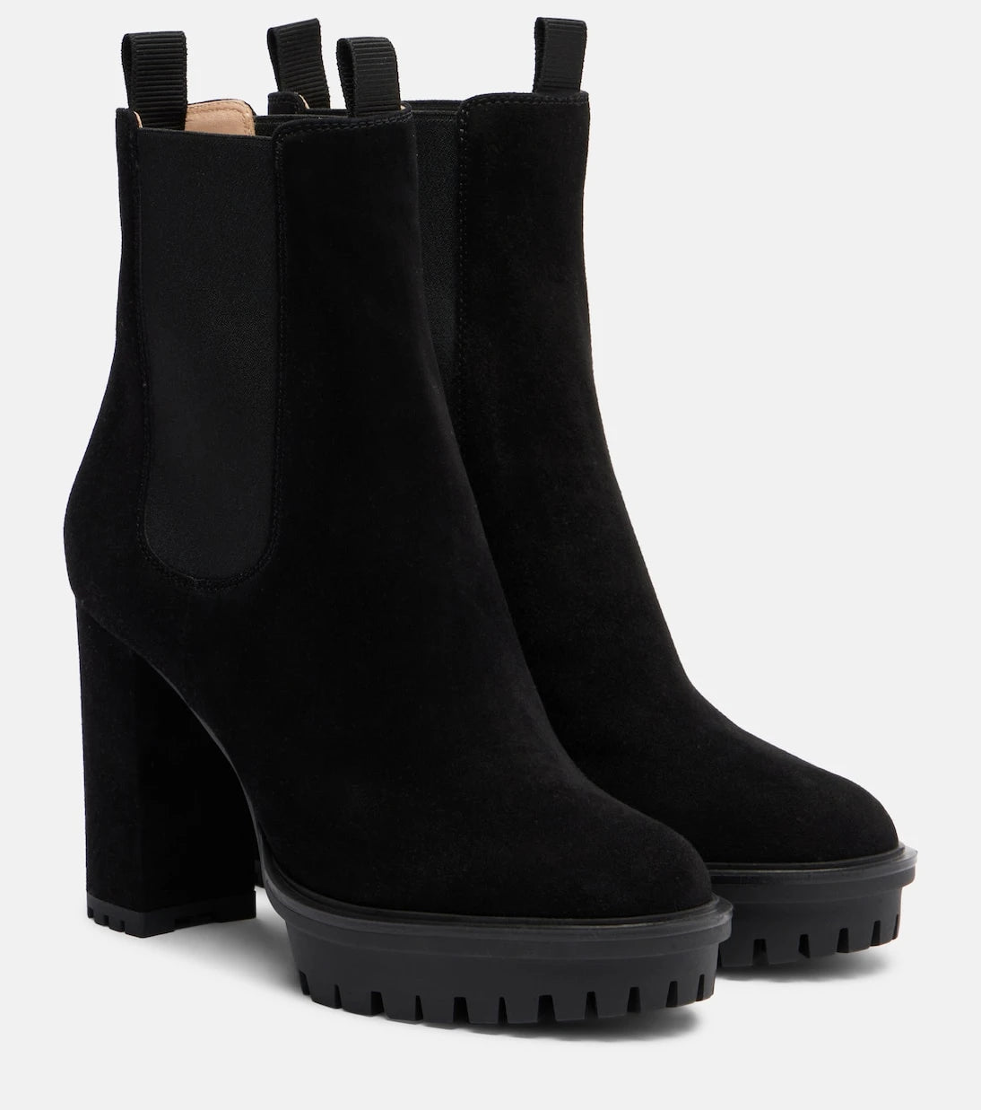 Gianvito Rossi - Barry suede platform ankle boots