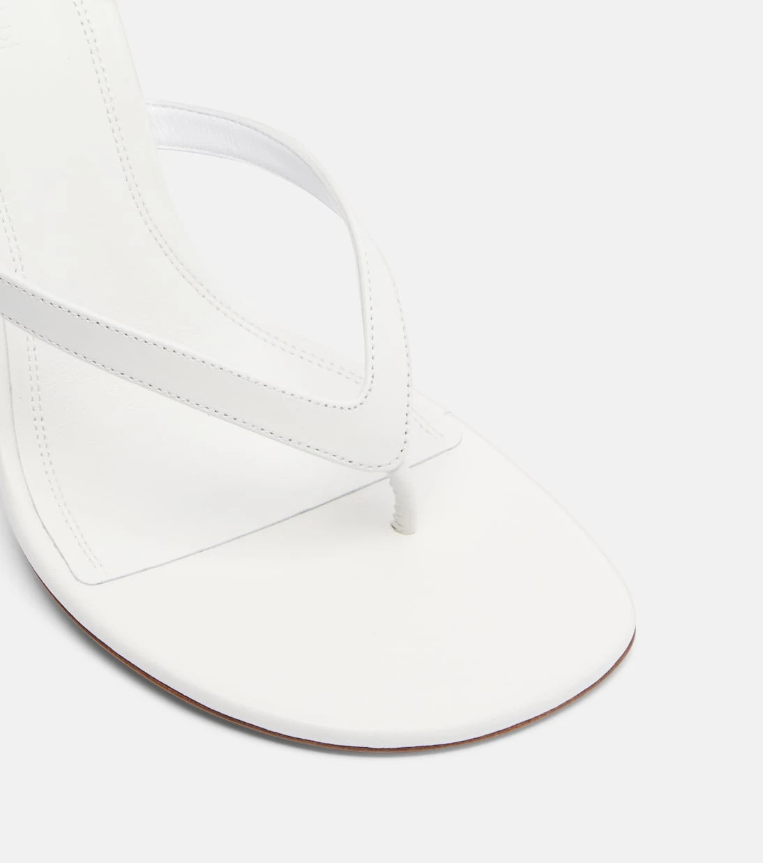 Amina Muaddi - Juliette leather thong sandals