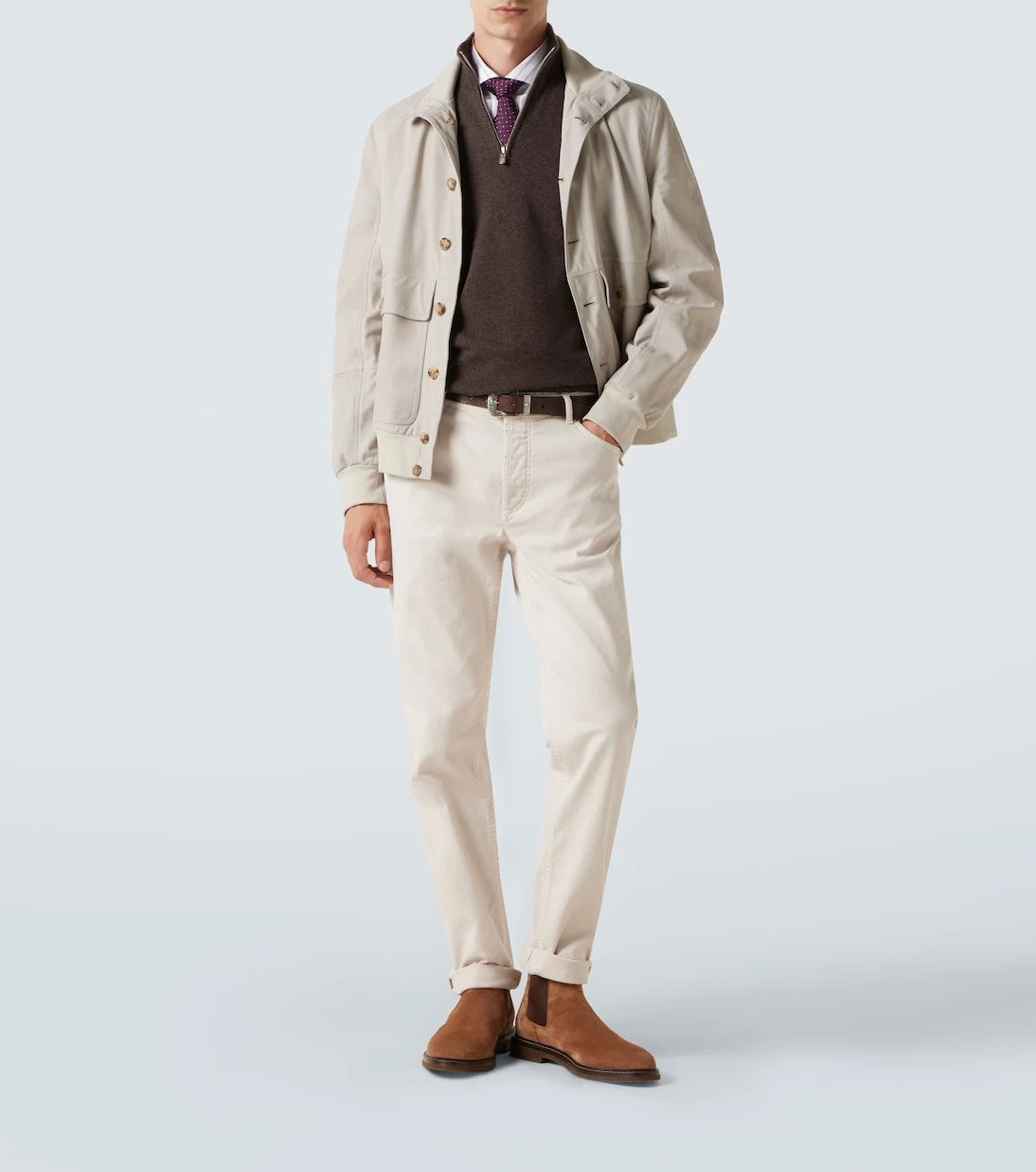 Brunello Cucinelli - Cashmere half-zip sweater