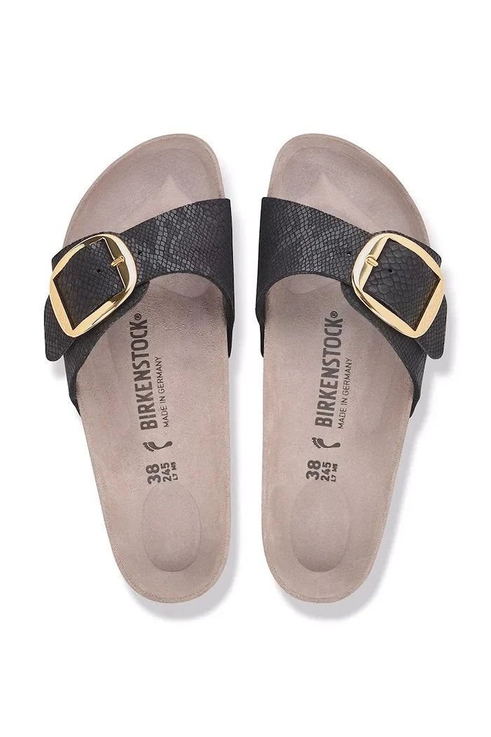 Birkenstock чехли дамски Madrid Big Buckle Synthetics Python