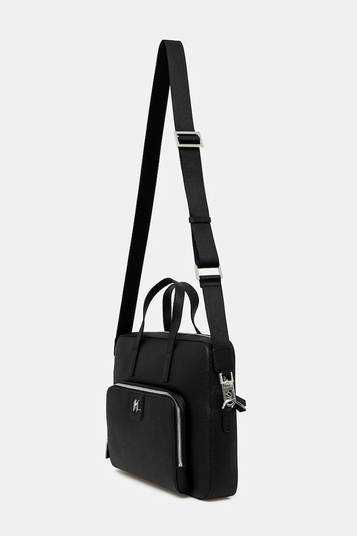 Кожена чанта Karl Lagerfeld K/MONOGRAM