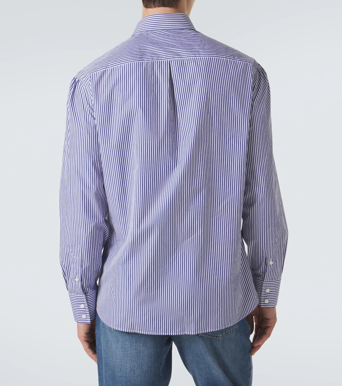 Brunello Cucinelli - Striped cotton shirt