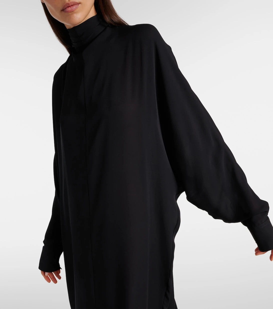 Khaite - Lexi silk georgette maxi dress