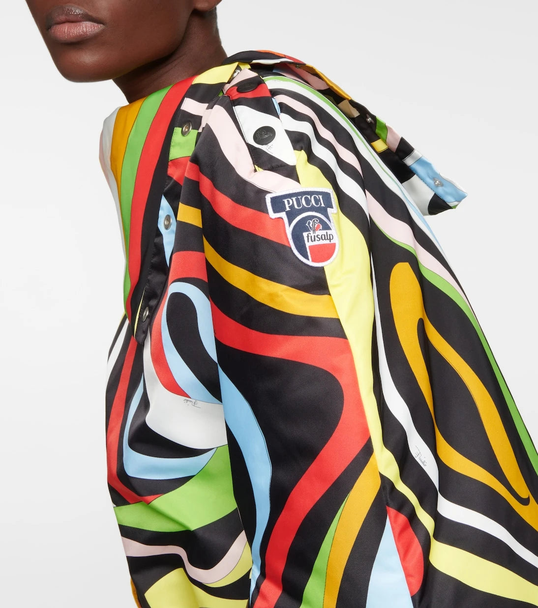 Pucci - x Fusalp Marmo poncho