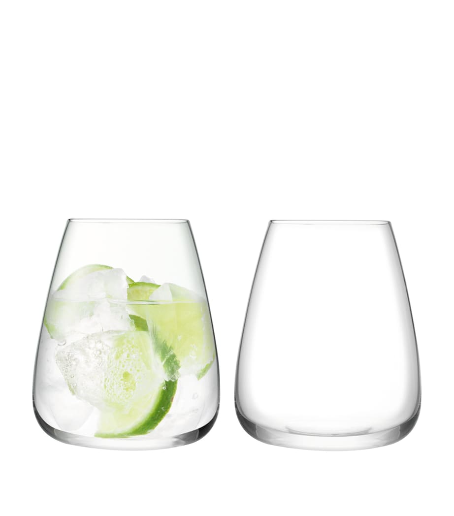 Set of 2 Wine Culture Water Glasses (590ml)
