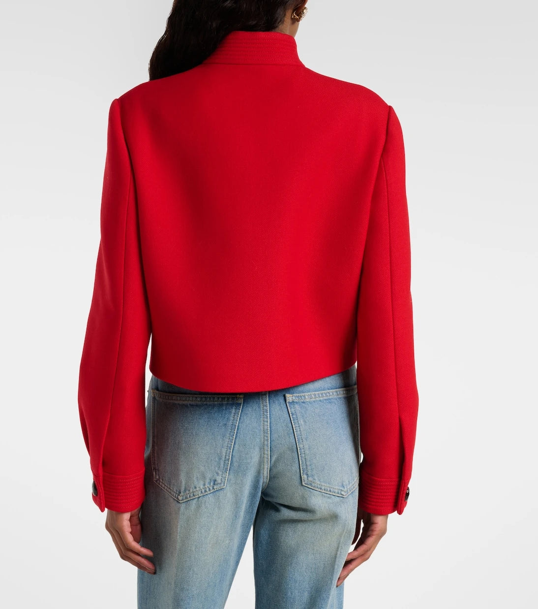 Valentino - VGold wool and silk jacket