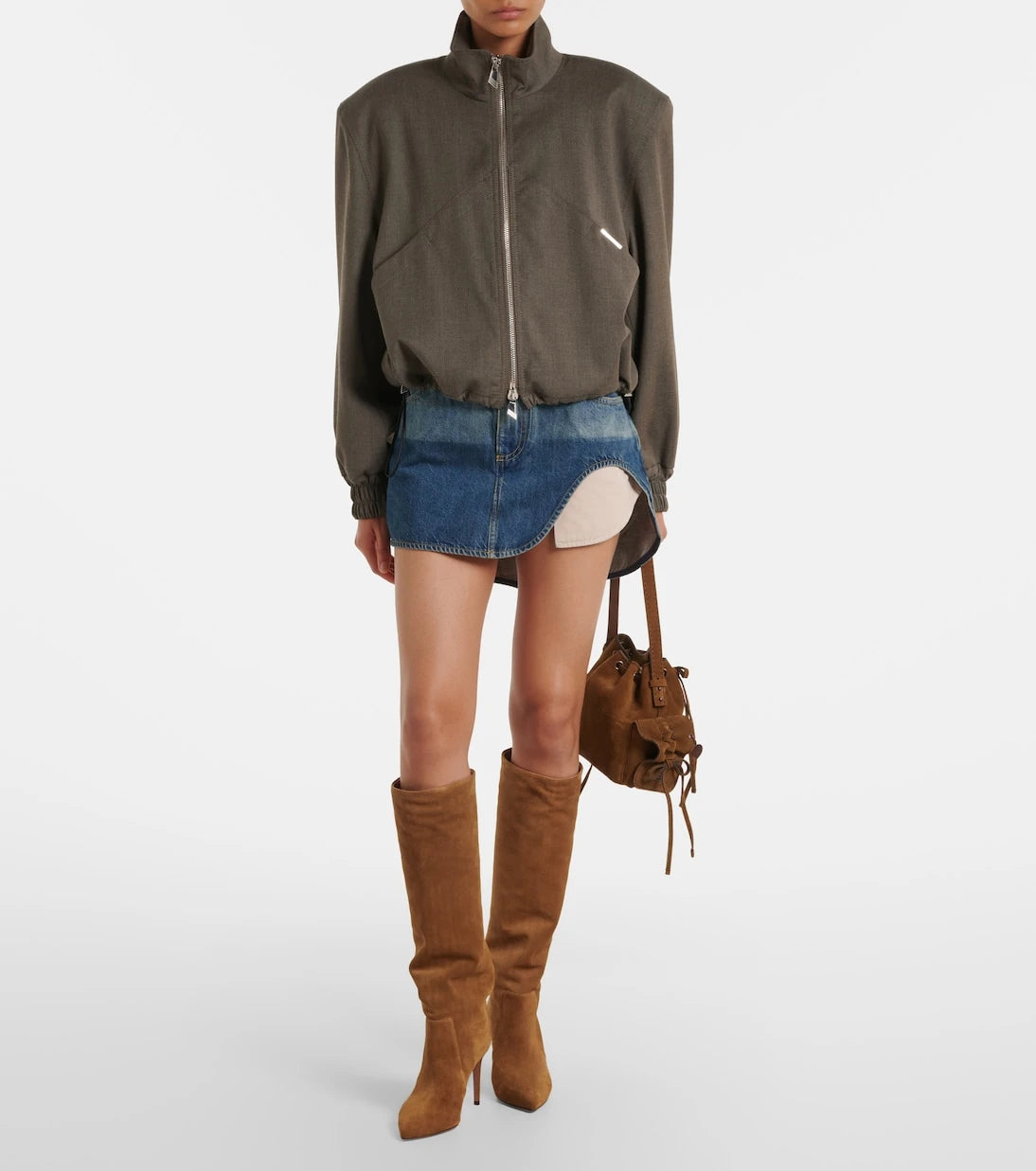 Paris Texas - Stiletto suede knee-high boots