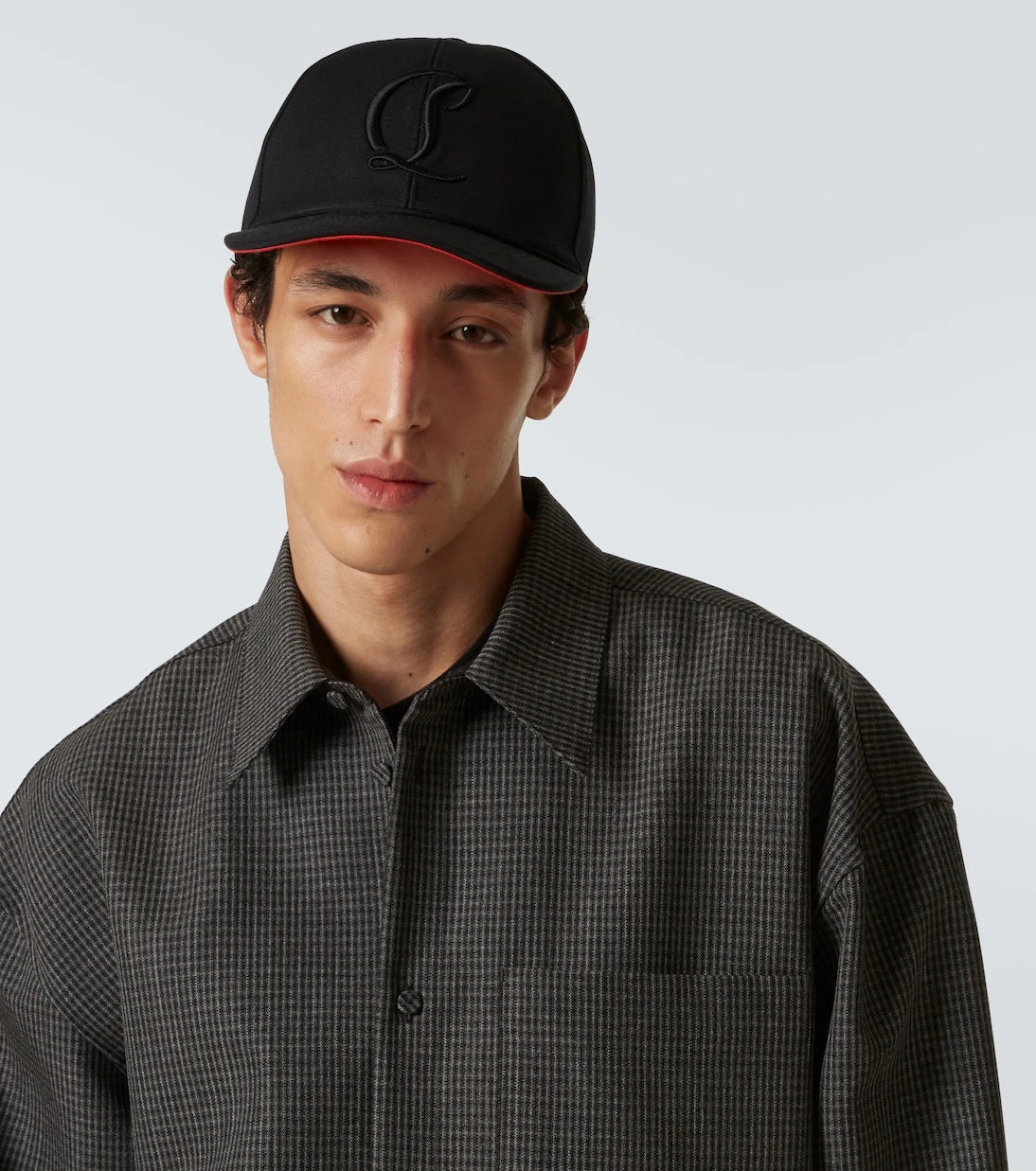 Christian Louboutin - Mooncrest cotton canvas baseball cap