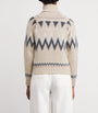 Wool-Blend Jacquard Knit Sweater SABBIA