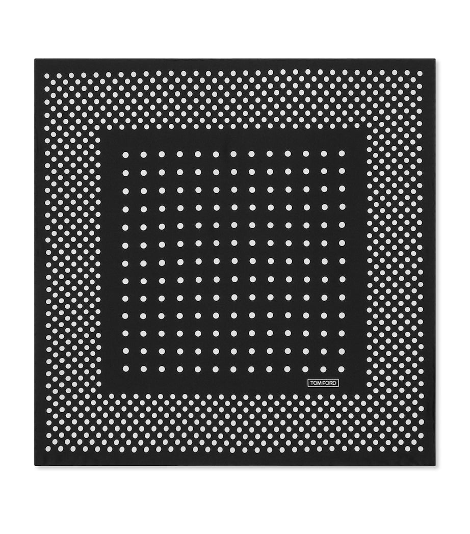 Silk Polka-Dot Pocket Square