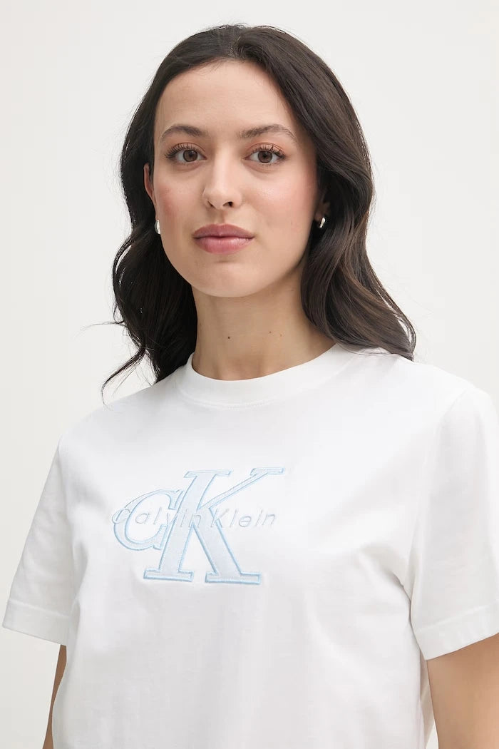 Calvin Klein Jeans тениска basic дамска памучна