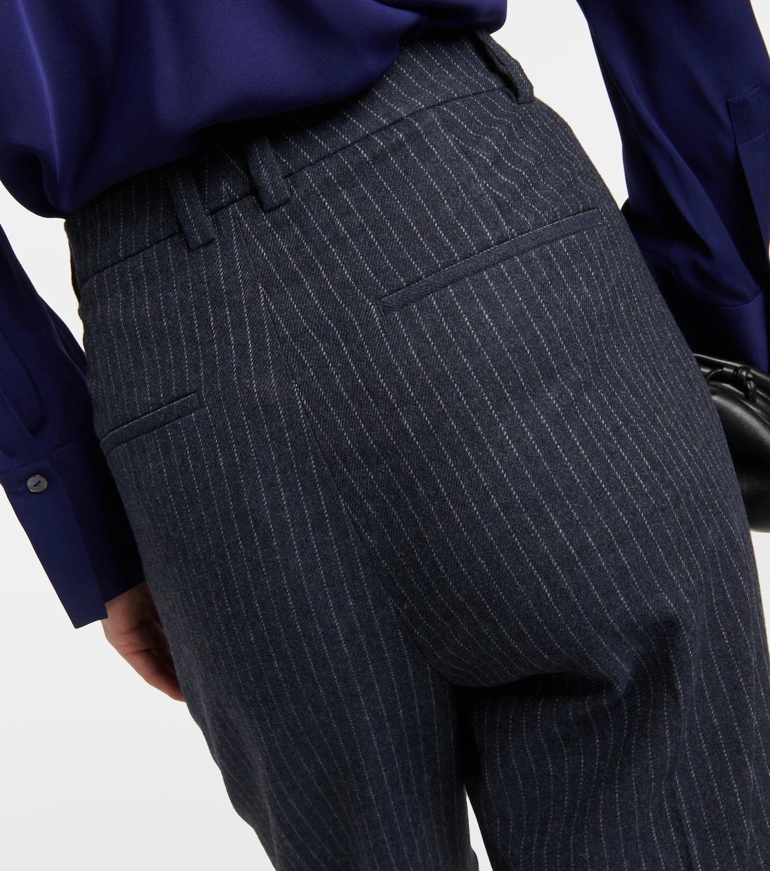Vince - Pinstripe flannel straight pants