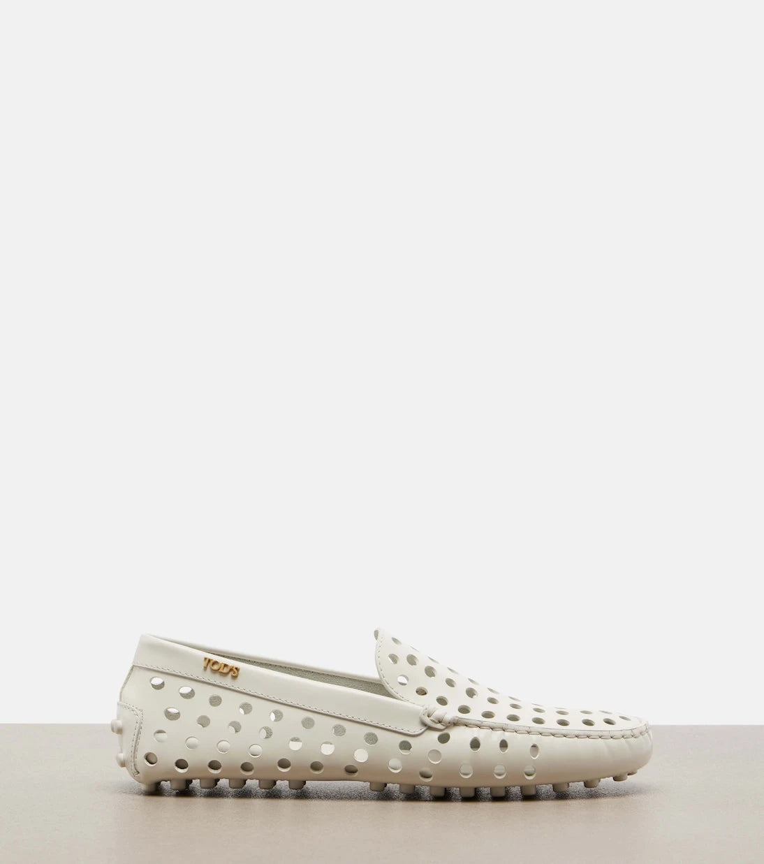 Tod's - Gommino perforated leather loafers