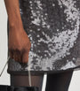 CAMILLA AND MARC Black Sequin Façade Mini Dress