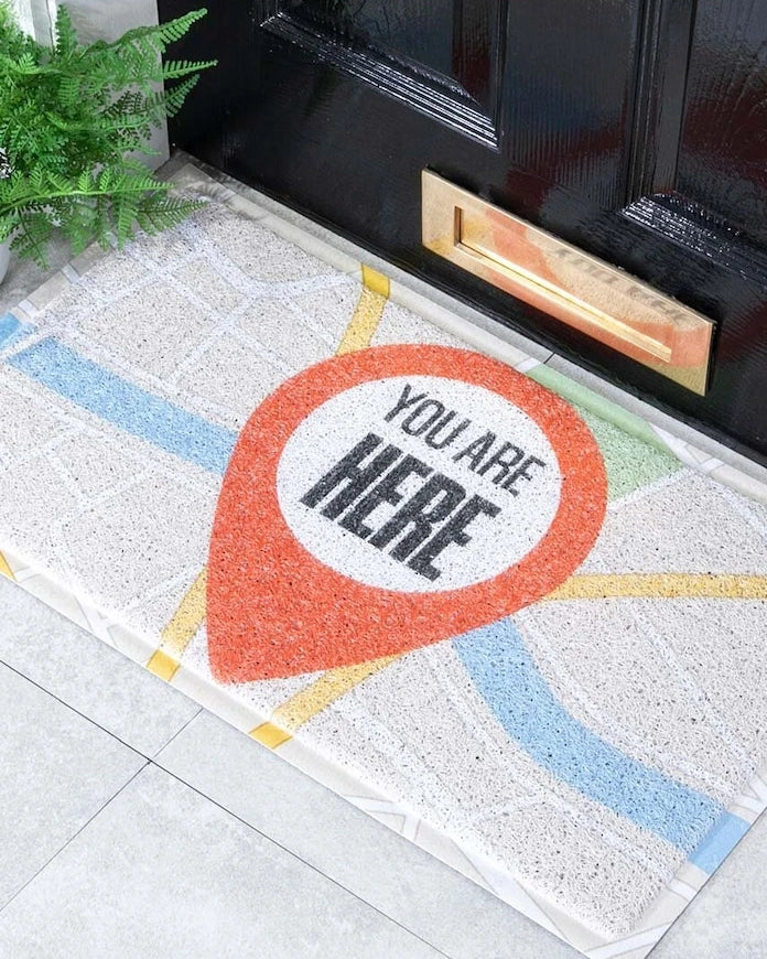 Artsy Doormats You Are Here 70 x 40 cm