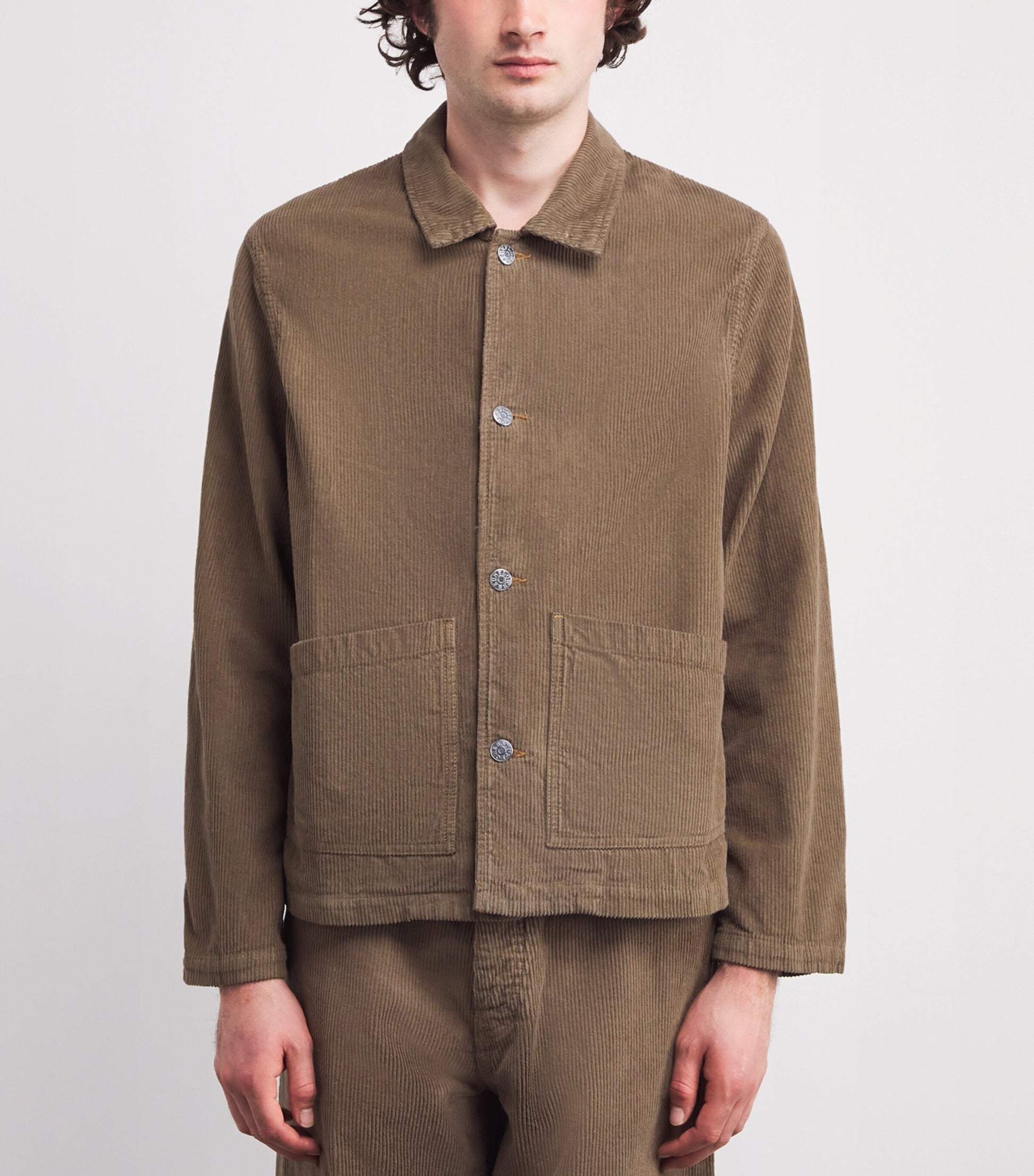 Sunflower Beige Cotton Corduroy Jacket