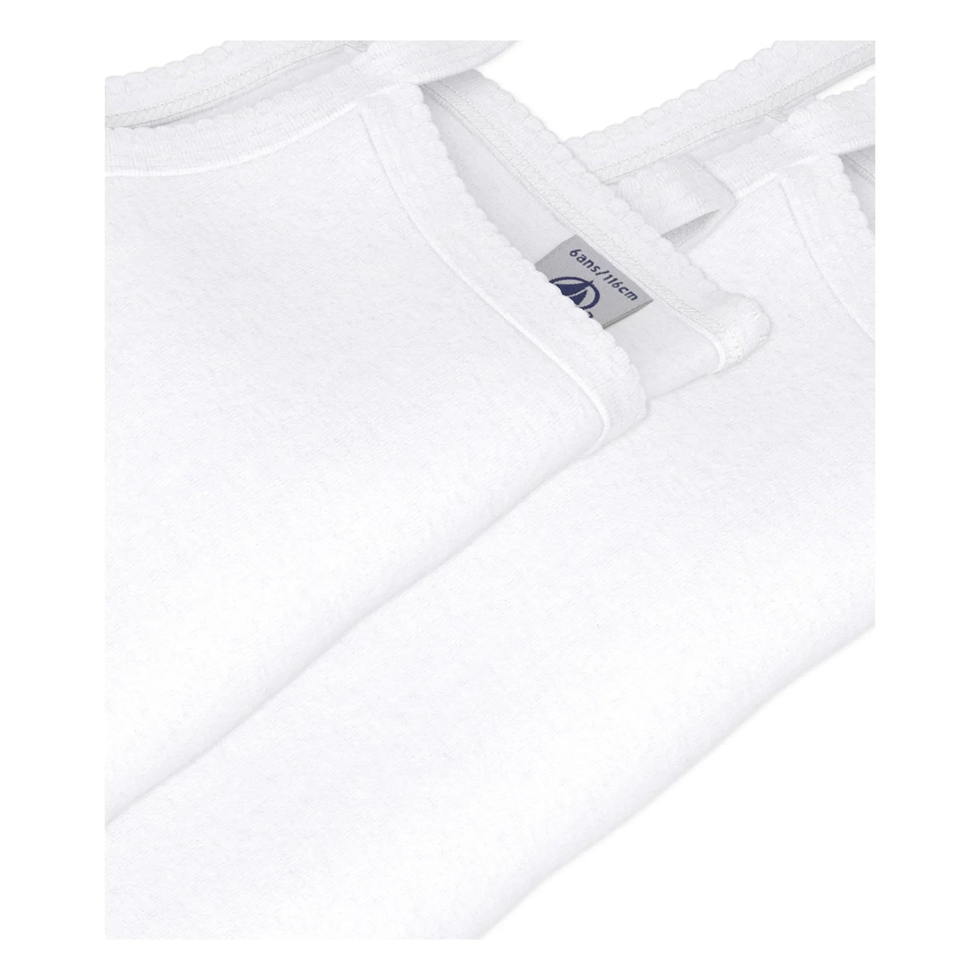 Petit Bateau - Batch 2 Plain Tank Tops | White